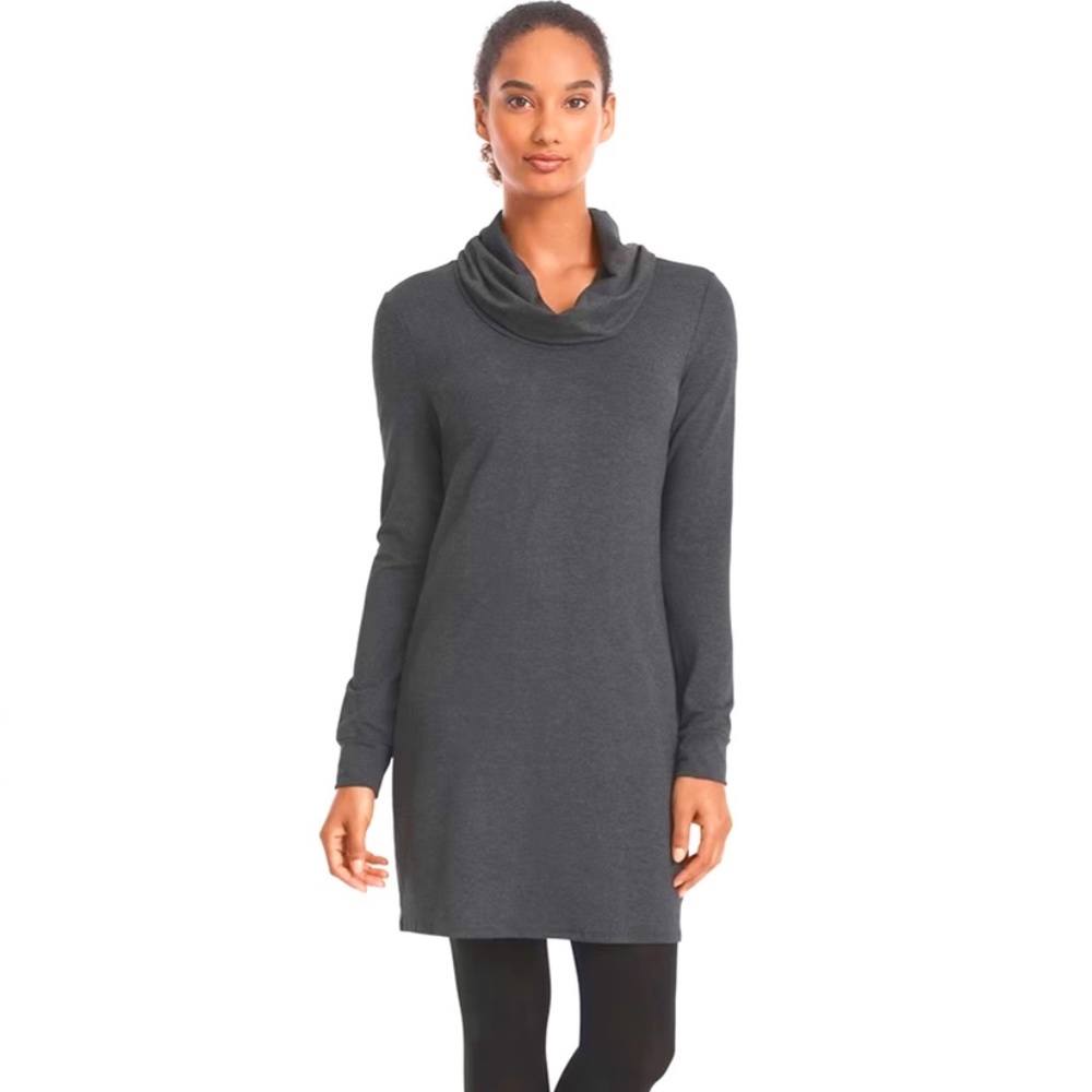 🔴EUC - White House Black Market Cowl Neck Knit Shift Dress - Size M